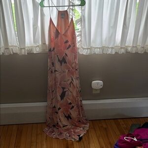 Floral Maxi Dress with Spaghetti Straps